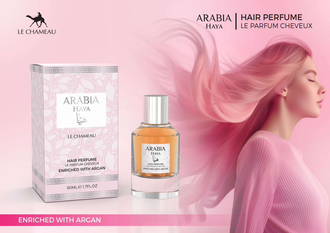 LE CHAMEAU Arabia Haya Hair Perfume – Infused with Argan Oil (50ML)