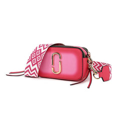 Rose Snapshot cross body bag with multicolour strap - K929