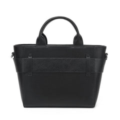 Black bow top handle bag with long straps - 700