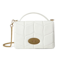 White quilted shoulder bag - K3858