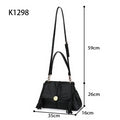 Wine shoulder bag with tassel - K1298