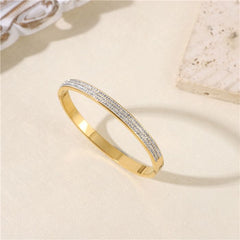 Sparkling Crystal Bangle Bracelet in Gold EUR482